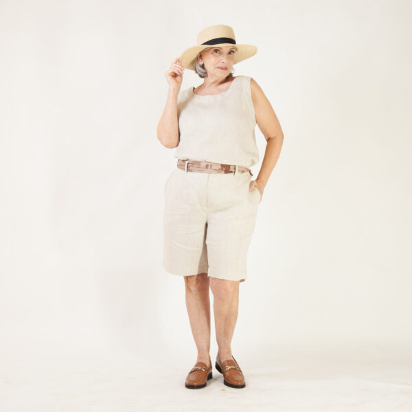 Bermuda Alfaiataria - Linho Puro