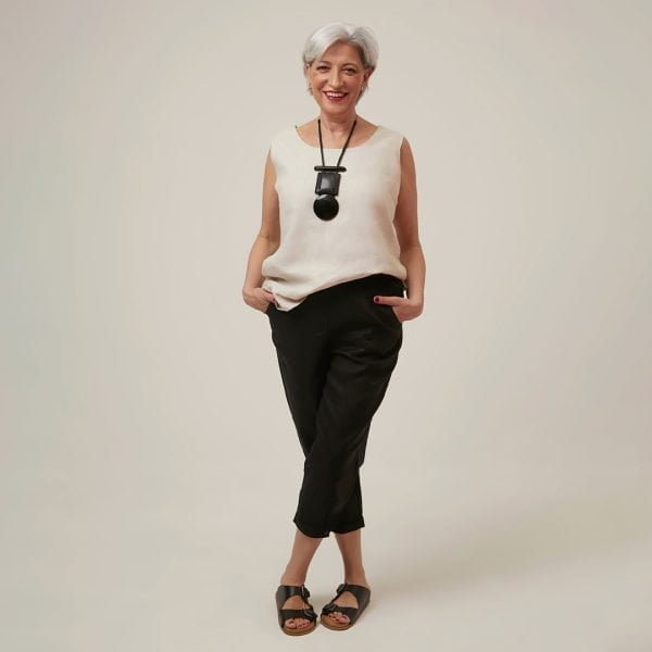 Calça Capri - Linho Puro