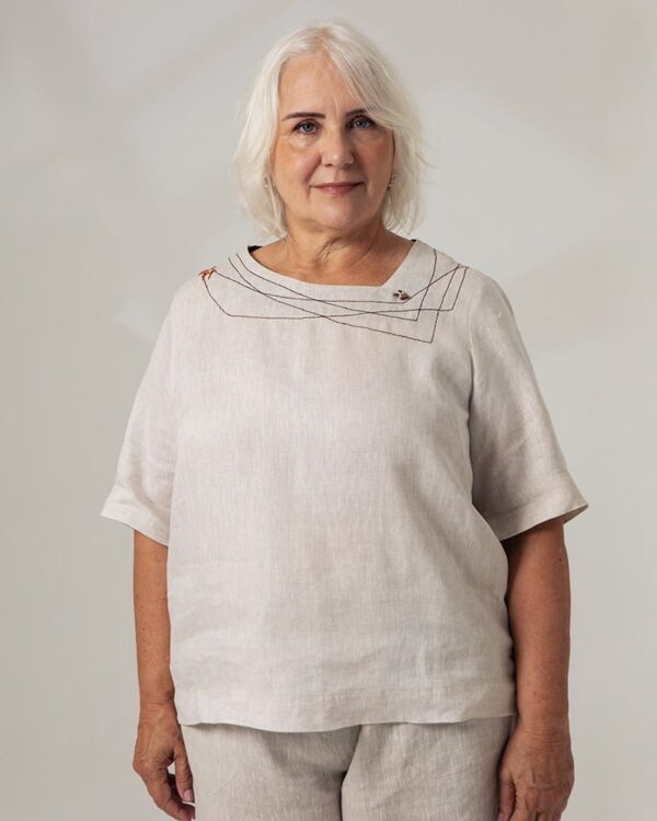 Blusa Inês - Linho Puro
