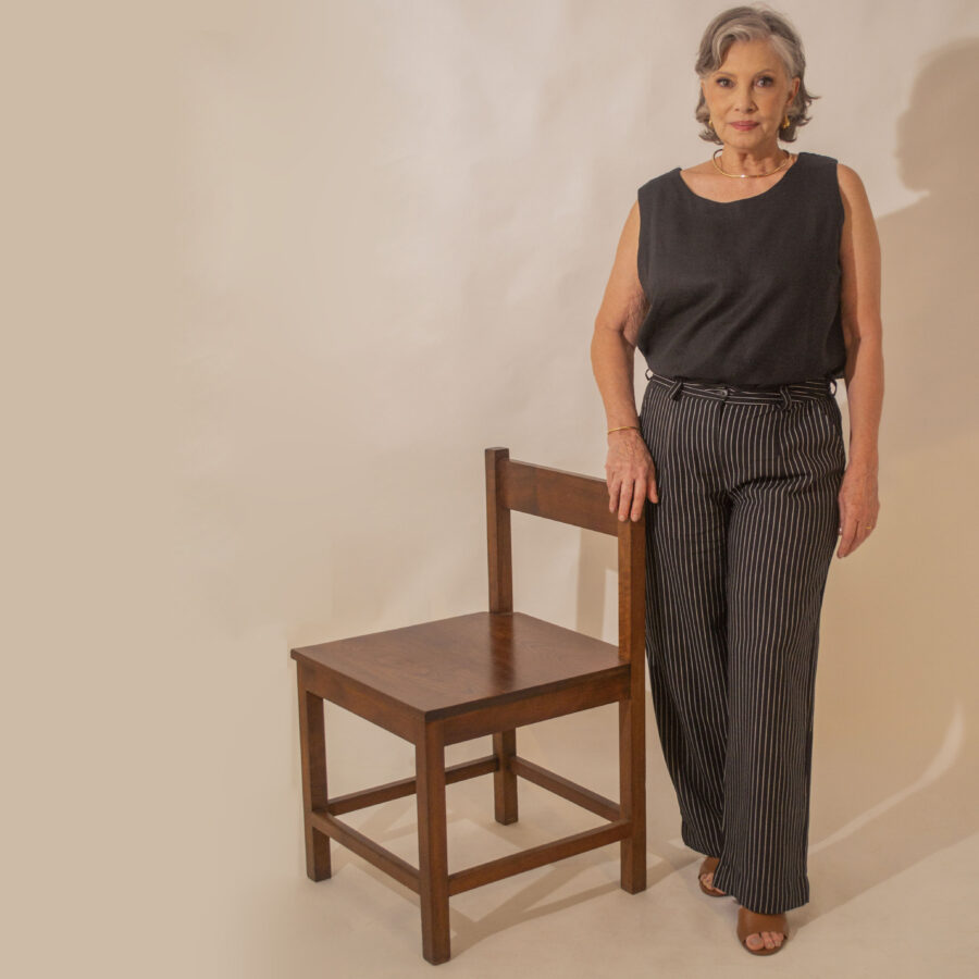 Calça Alfaiataria Risca de Giz