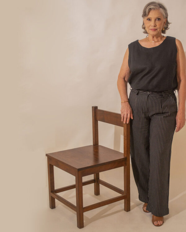 Calça Alfaiataria Risca de Giz