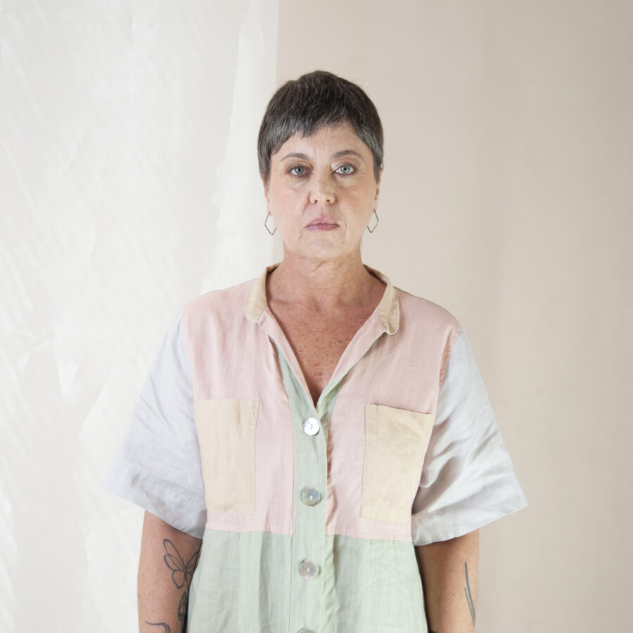 Vestido Mosaico - Linho Puro - Imagem 3