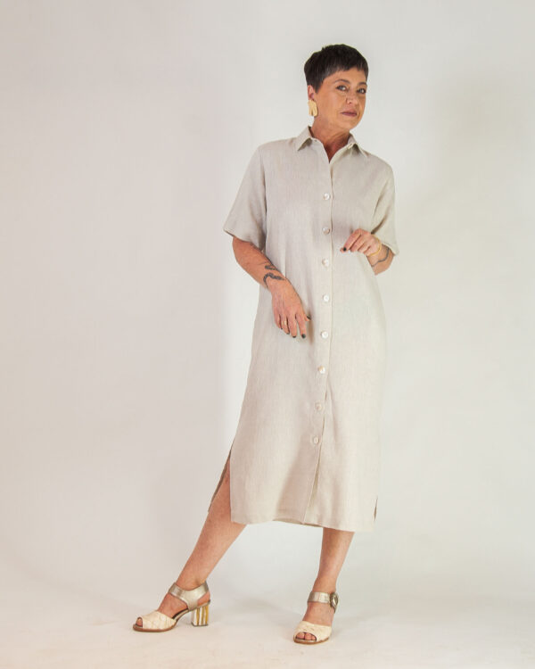 Vestido Luisa - Linho Puro