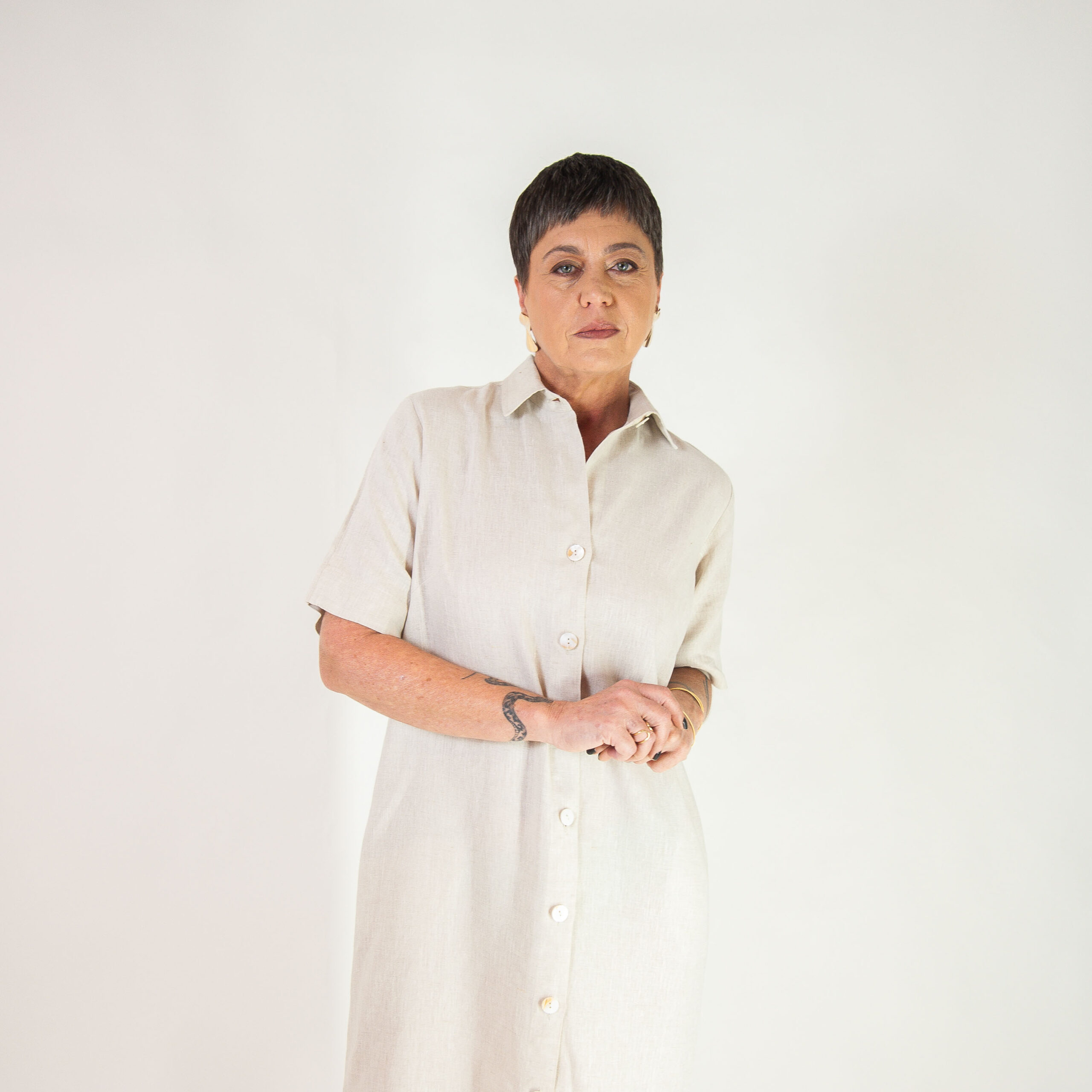 Vestido Luisa - Linho Puro - Imagem 2