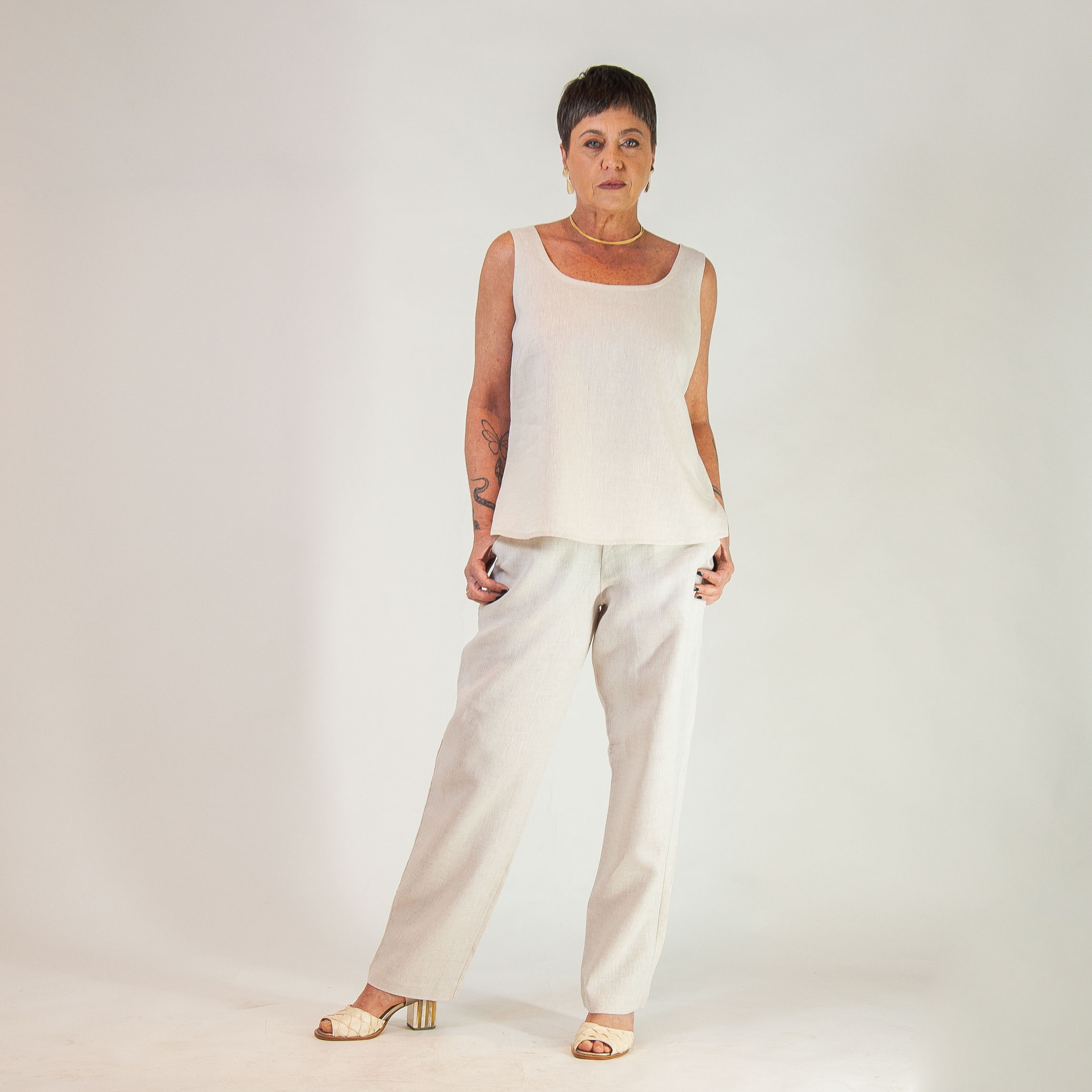 Regata Luma - Linho Puro - Imagem 10