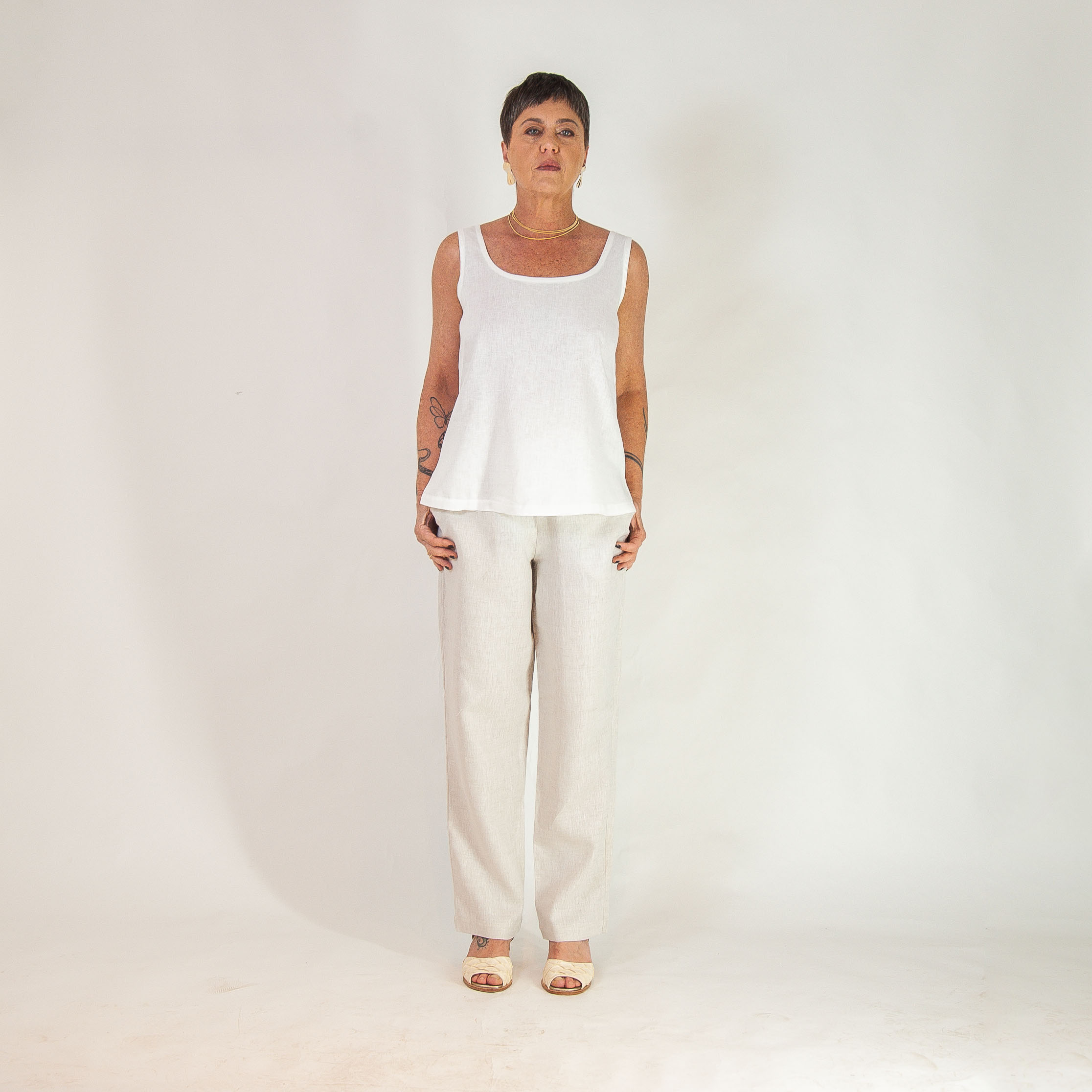 Regata Luma - Linho Puro - Imagem 5