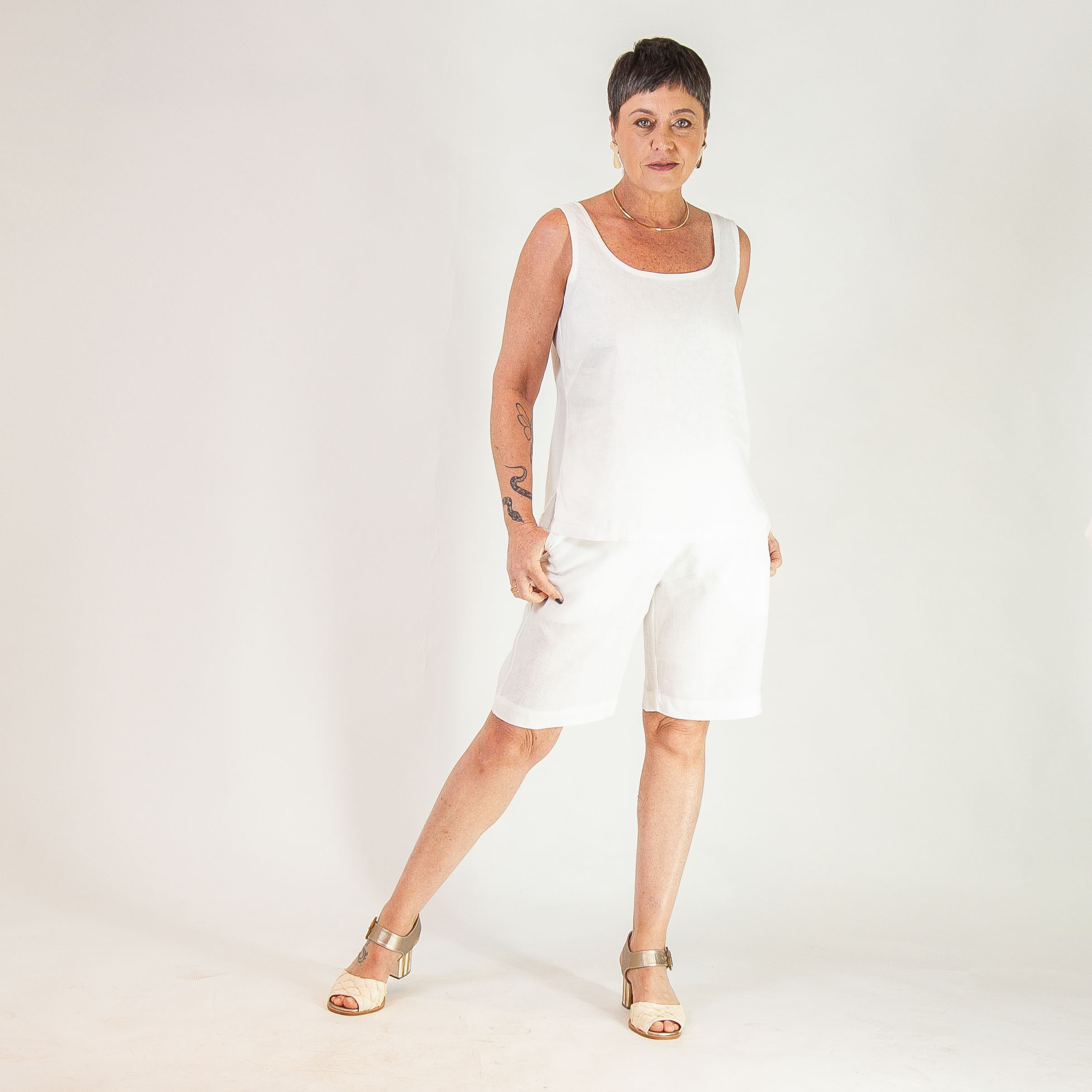 Regata Luma - Linho Puro - Imagem 6