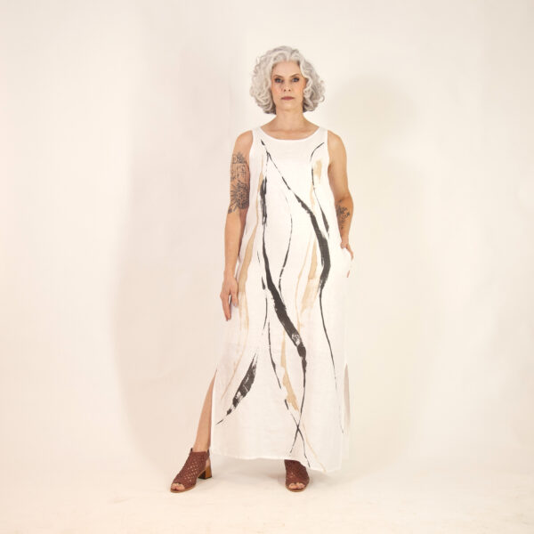 Vestido Seiva- Linho Puro