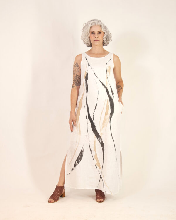 Vestido Seiva- Linho Puro