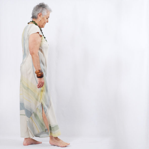 vestido aquarela - Tencel