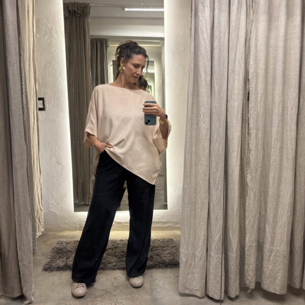 Calça Reta de Plush
